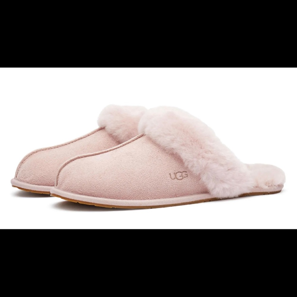 BNIB Ugg Scuffette ii Rose Grey Pink Size 8